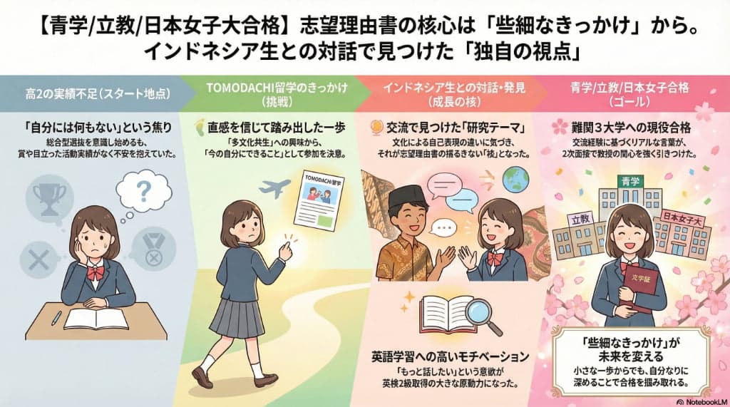 青山学院大学/立教大学/日本女子大学 合格体験記